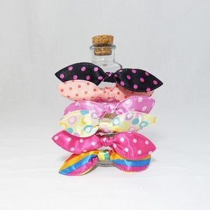 Cotton Candy Rabbit-Ear 6pk - Scrunchies